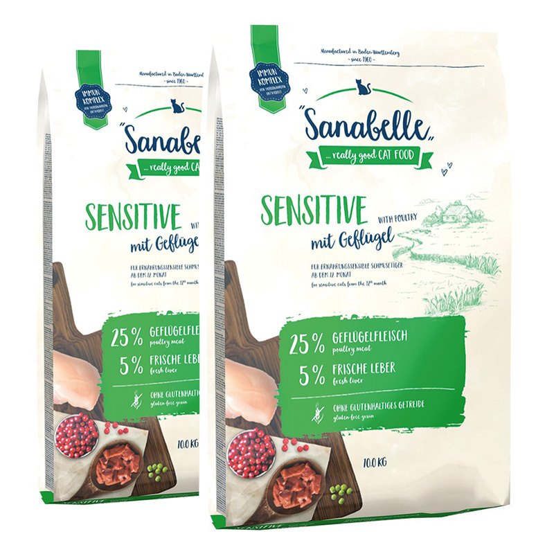 SANABELLE Sensitive baromfi 20 kg (2 x 10 kg) | FERA.HU