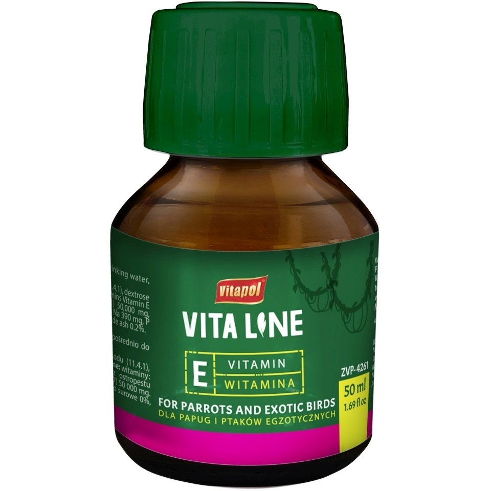 VITAPOL E-vitamin egzotikus madarak számára 50ml