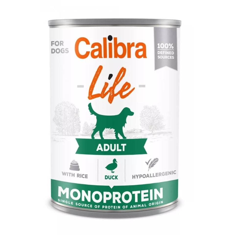 CALIBRA Dog Life Adult Duck with Rice 400 g