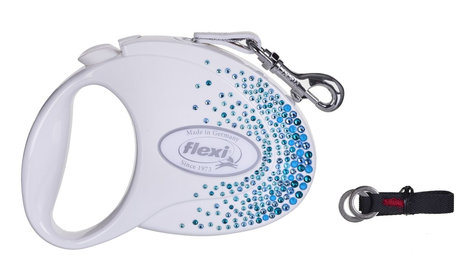 FLEXI automata kutyapóráz Glam Splash Ocean M szalag 5m fehér