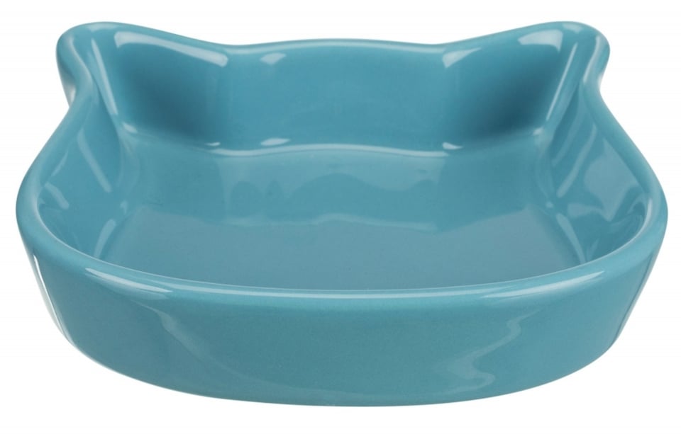 TRIXIE Kerámia tál macskafej alakban 250 ml 12 cm 12 cm
