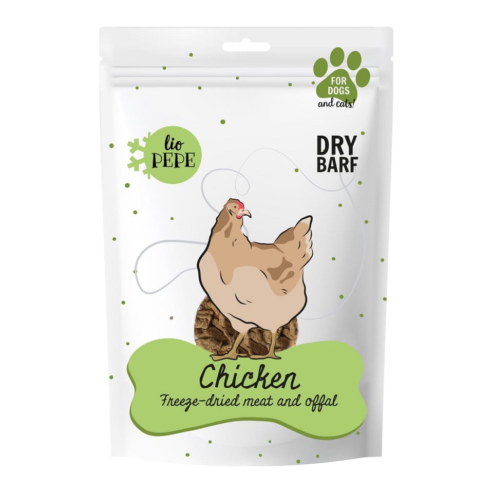 PAKA ZWIERZAKA PEPE Freeze-dried liofilizált csirke szív 60 g