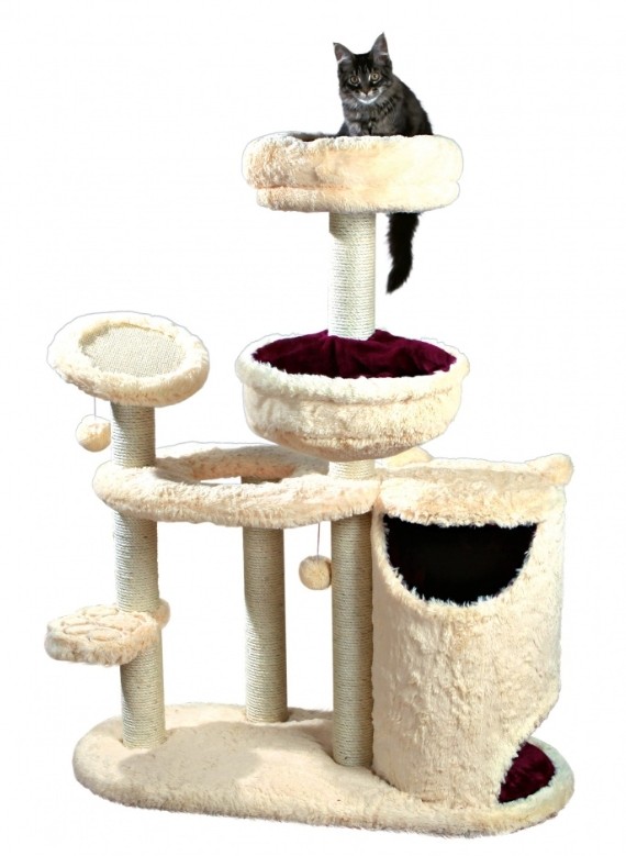 Scratching Post for Cats Trixie Mirella White 68 cm