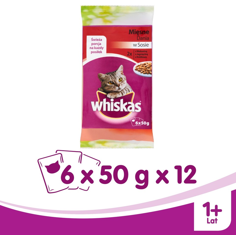 Whiskas Fresh Menue 6 X 50g