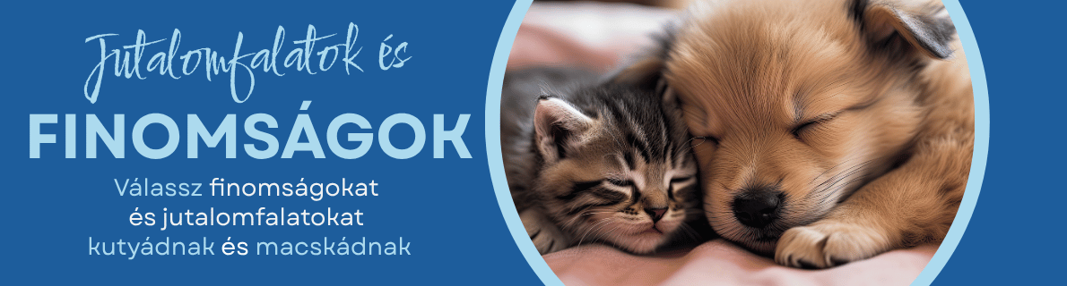 Akció FINOMSÁGOK ÉS JUTALMAK kutyáknak és macskáknak