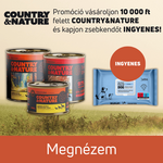 Promóció COUNTRY&NATURE 10 000 ft feletti rendelés esetén zsebkendő INGYENES!