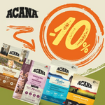 Akció ACANA 10% kedvezmény az 1,8 kg és 2 kg-os eledelekre