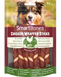 SmartBones Chicken Wrap Sticks mini 9db.Csirke rágórudak kis fajta kutyanak