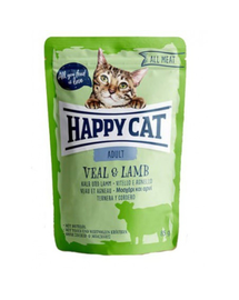 HAPPY CAT All Meat Adult Kalb & Lamm 85 g