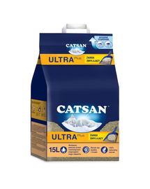 CATSAN Ultra Plus 15l csomós macskaalom