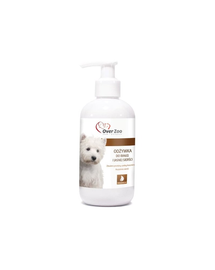 OVER ZOO Fehér szőrzet kondicionáló kutyáknak 250 ml