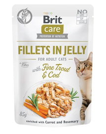 BRIT Care Cat Pouch Trout & Cod in Jelly 24 x 85 g