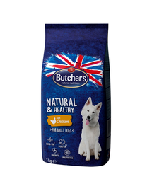BUTCHER'S Natural&Healthy Dog Dry csirkével 3 kg