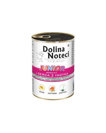 DOLINA NOTECI Premium Junior Kistestű pulykaszív és libamáj 400 g
