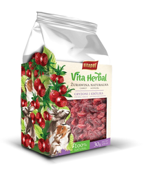 VITAPOL Smakers rágcsálóknak és nyulaknak, kukorica és zöld borsó vitaherbal