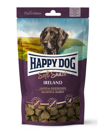 HAPPY DOG Soft Snack Ireland 100 g łosoś i królik