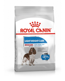 ROYAL CANIN MEDIUM LIGHT WERIGHT CARE 12kg - száraz táp hízásra hajlamos, közepes testű felnőtt kutyák részére