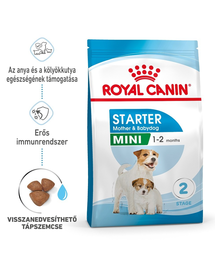 ROYAL CANIN MINI STARTER 8kg - száraz táp kistestű vemhes szuka és kölyök kutya részére 2 hónapos korig