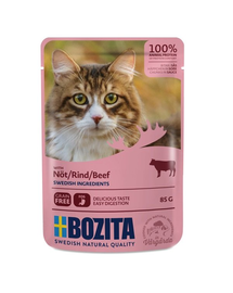 BOZITA Beef Marhahús mártásban macskáknak 85 g