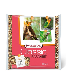 VERSELE-LAGA Parakeet Classic 500 g eledel közepes méretű papagájok