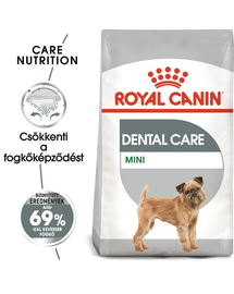 ROYAL CANIN MINI DENTAL CARE 3kg - száraz táp felnőtt kistestű kutyák részére a fogkőképződés csökkentéséért