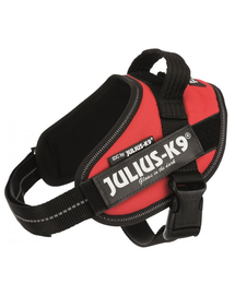 TRIXIE Harness Julius-K9®, Baby 2/XS–S: 33–45 cm/18 mm, red
