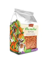 VITAPOL Vita Herbal  Marchew suszona dla gryzoni i królika 100 g