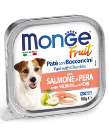 MONGE Fruit Dog lazac és körte 100 g