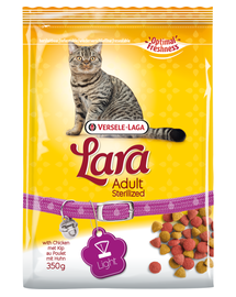 VERSELE-LAGA Lara Adult Sterilized - táp sterilizált macskáknak, ch 10 kg Újdonság!