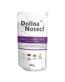 DOLINA NOTECI Prémium eledel nyúlhús tőzegáfonyával 150g