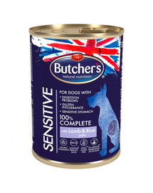 BUTCHER'S Blue Sensitive bárányhús és rizspástétom 390 g