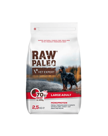 VETEXPERT Raw Paleo Beef adult large 2,5kg