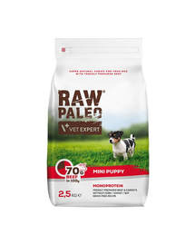 VETEXPERT Raw Paleo Beef puppy mini 2,5kg