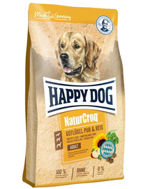 HAPPY DOG NaturCroq Geflügel Pur & Reis 4 kg