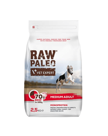 VETEXPERT Raw Paleo Beef adult medium 2,5kg