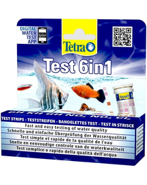TETRA Test 6in1 Vízminőség csík teszt 10 pcs.