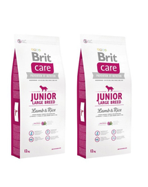 BRIT Care Junior Large Breed lamb & rice 24 kg (2 x 12 kg)