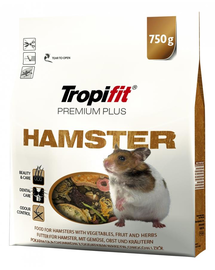 TROPIFIT Premium Plus Hamster hörcsögöknek 750 g