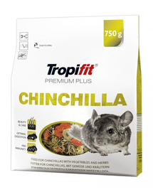 TROPIFIT Premium Plus CHINCHILLA csincsillák esetében 2,5 kg