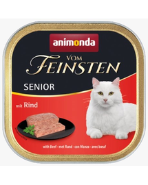 ANIMONDA Eledel Vom Feinsten macska Senior marhahús 100 g