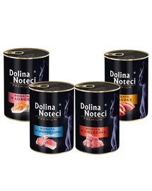 DOLINA NOTECI Premium Vegyes ízek macskájának 24x400g