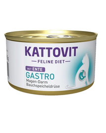 KATTOVIT Feline Diet Gastro Kacsa 85 g
