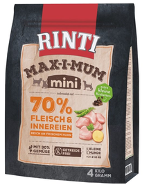 RINTI MAX-I-MUM Mini Adult Chicken csirkével kis fajták számára 4 kg