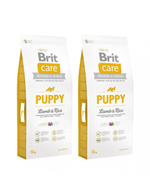 BRIT Care Puppy lamb & rice 24 kg (2 x 12 kg)