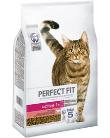 PERFECT FIT Active 1+ Marhahúsban gazdag eledel felnőtt macskák számára 7 kg