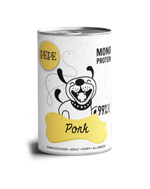 PAKA ZWIERZAKA PEPE Pork 99% (sertéshús) 400 g monoprotein élelmiszer