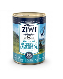 ZIWIPEAK Dog Mackerel&Lamb Makréla és bárányhús 390 g