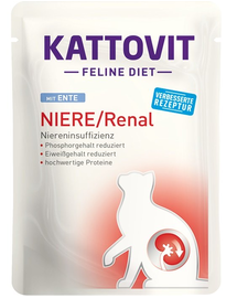KATTOVIT Feline Diet Renal Kacsa 85 g