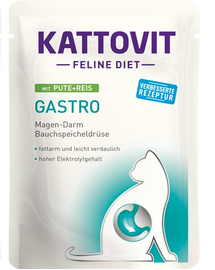 KATTOVIT Feline Diet Gastro Pulyka rizzsel 85 g