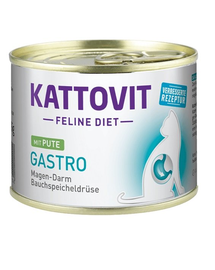 KATTOVIT Feline Diet Gastro Pulyka 185 g
